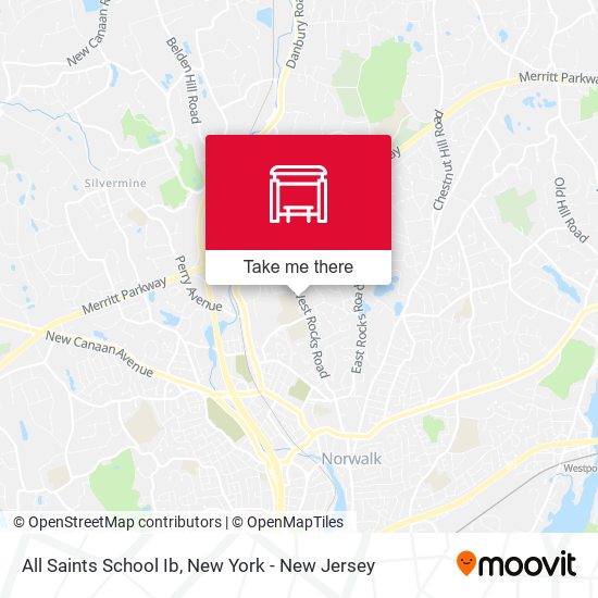 Mapa de All Saints School Ib
