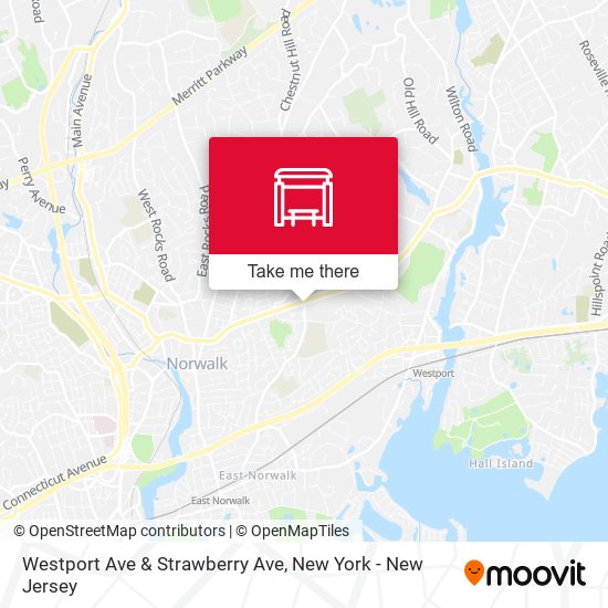 Mapa de Westport Ave & Strawberry Ave