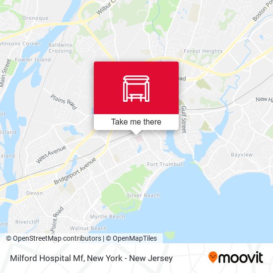 Milford Hospital Mf map