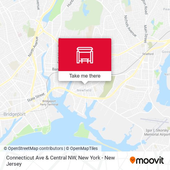 Connecticut Ave & Central NW map