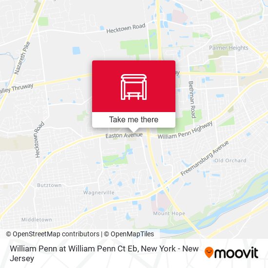 Mapa de William Penn at William Penn Ct Eb