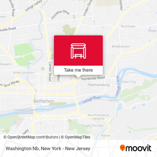 Mapa de Washington Nb