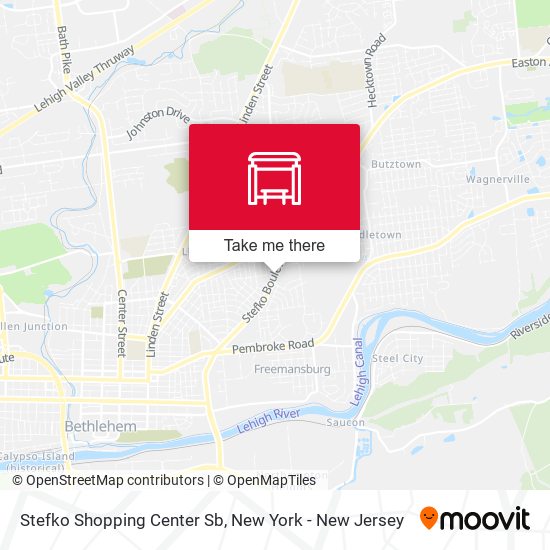 Stefko Shopping Center Sb map