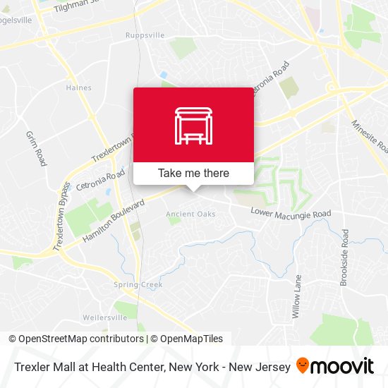 Mapa de Trexler Mall at Health Center