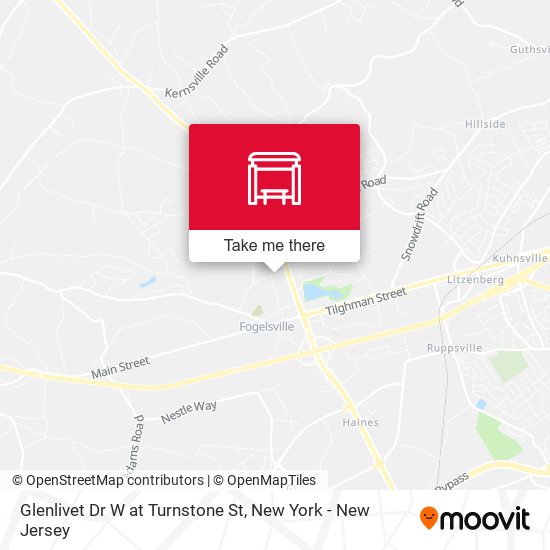 Glenlivet Dr W at Turnstone St map