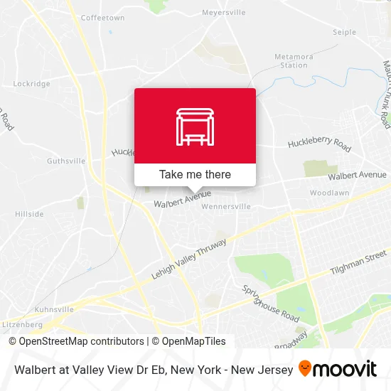 Walbert at Valley View Dr Eb map