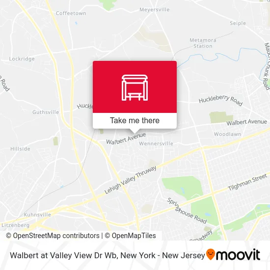 Walbert at Valley View Dr Wb map