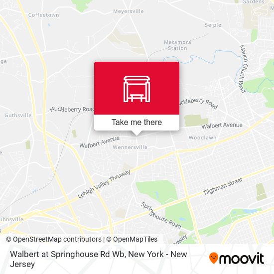 Walbert at Springhouse Rd Wb map