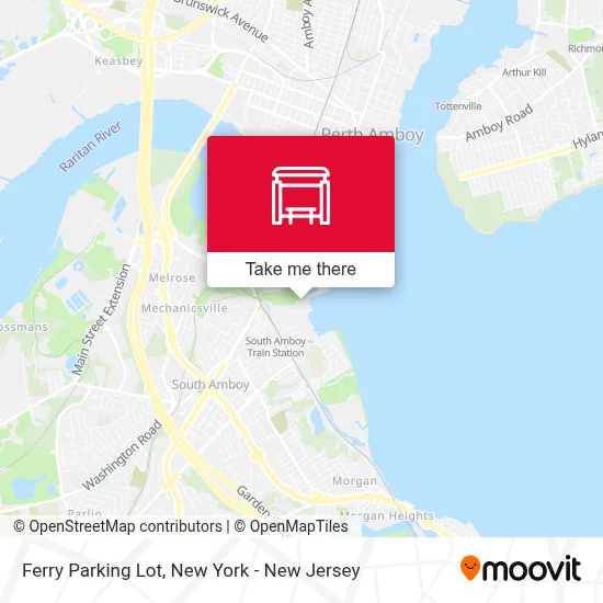 Ferry Parking Lot map