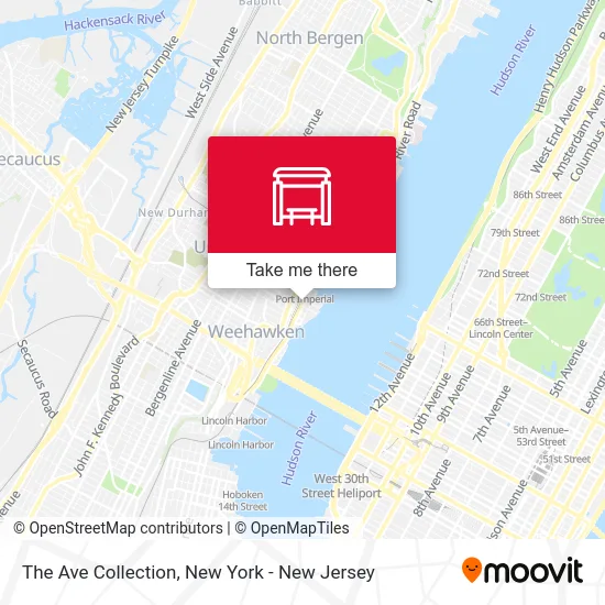 The Ave Collection map