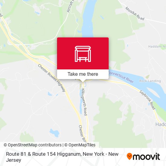 Mapa de Route 81 & Route 154 Higganum