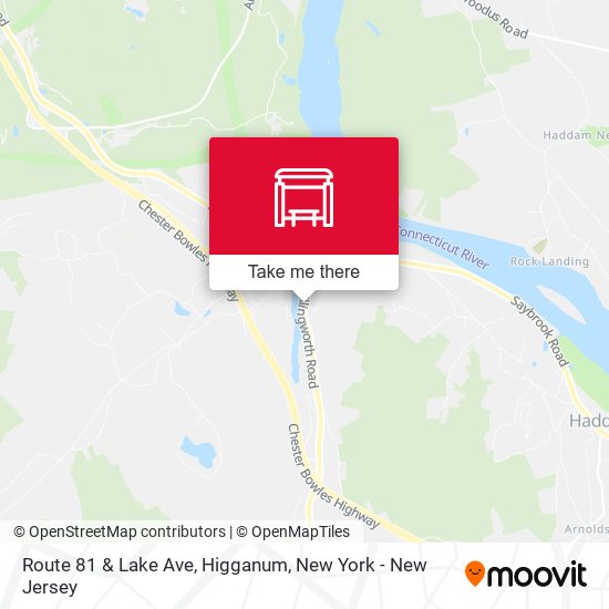 Mapa de Route 81 & Lake Ave, Higganum