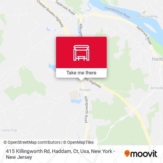 415 Killingworth Rd, Haddam, Ct, Usa map