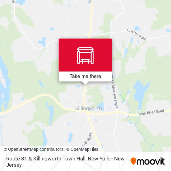 Route 81 & Killingworth Town Hall map