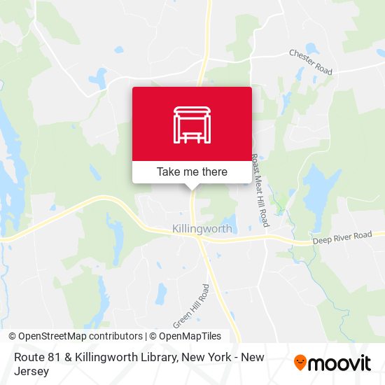 Route 81 & Killingworth Library map