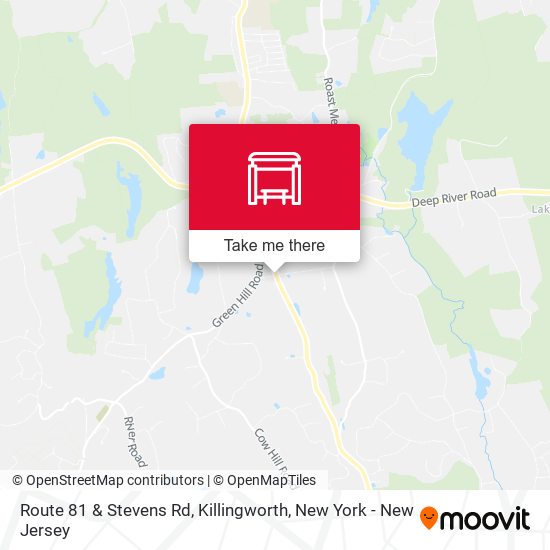 Route 81 & Stevens Rd, Killingworth map