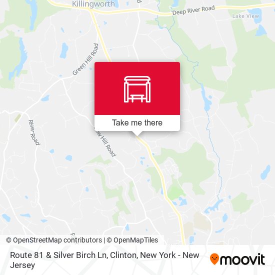 Route 81 & Silver Birch Ln, Clinton map