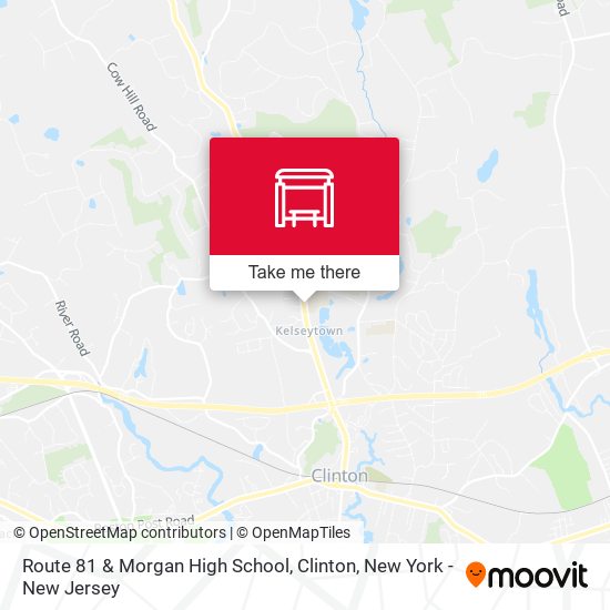 Route 81 & Morgan High School, Clinton map