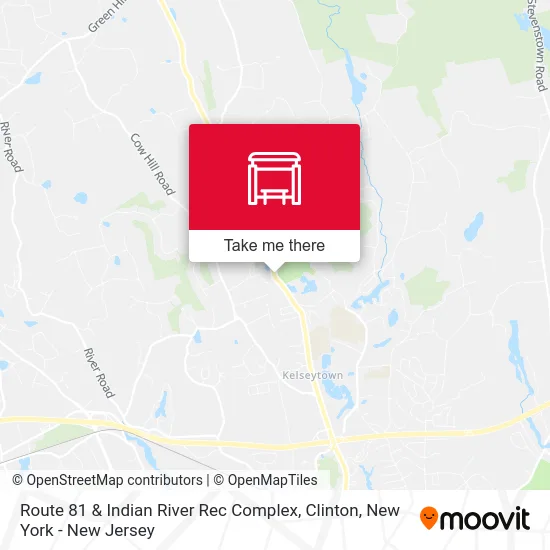 Route 81 & Indian River Rec Complex, Clinton map