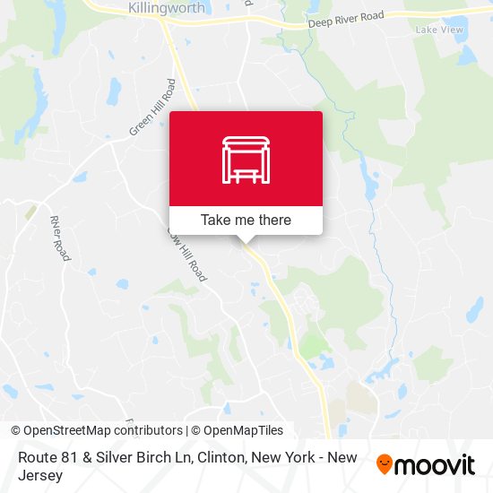 Route 81 & Silver Birch Ln, Clinton map