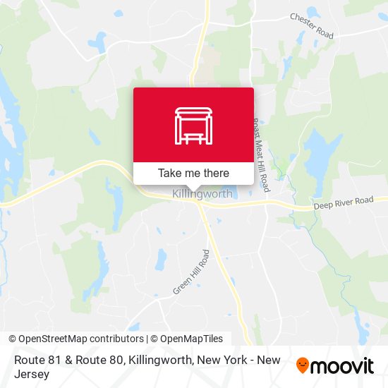 Mapa de Route 81 & Route 80, Killingworth