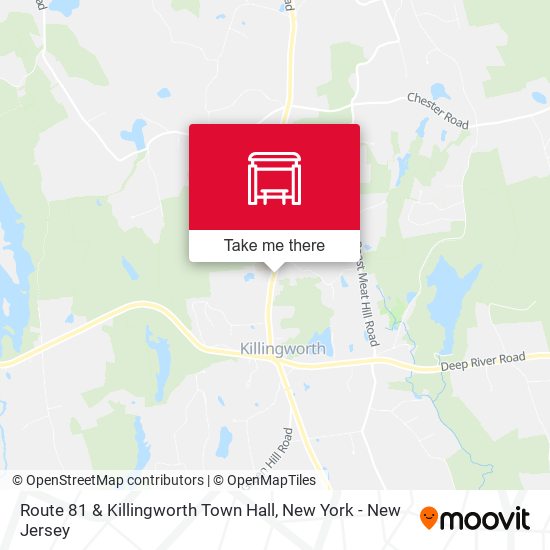 Route 81 & Killingworth Town Hall map
