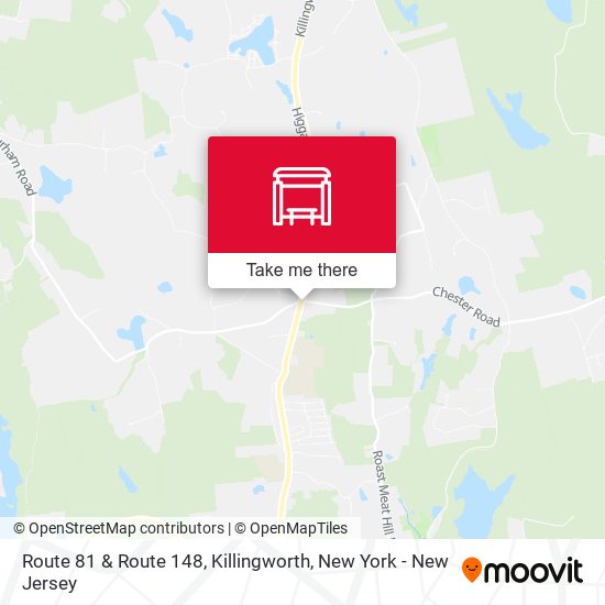 Route 81 & Route 148, Killingworth map