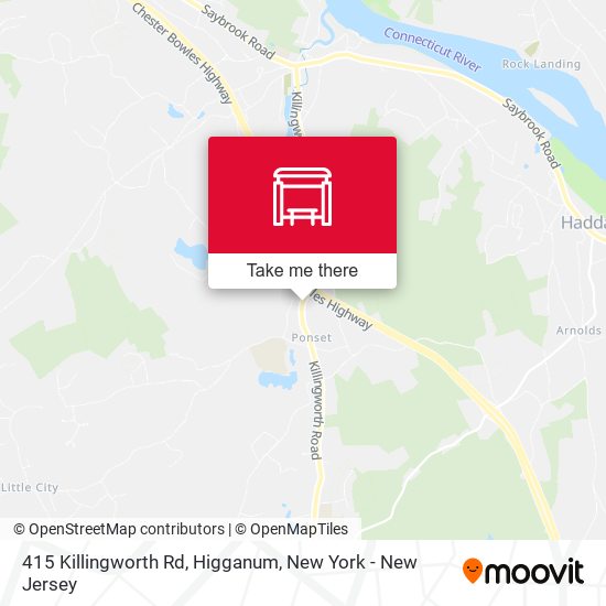 Mapa de 415 Killingworth Rd, Higganum