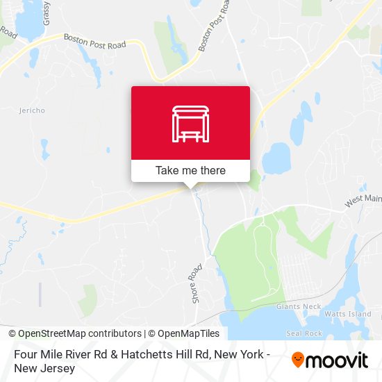 Four Mile River Rd & Hatchetts Hill Rd map