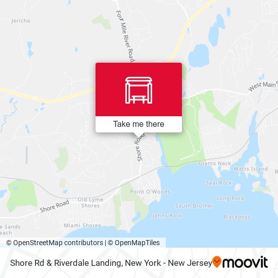 Shore Rd & Riverdale Landing map