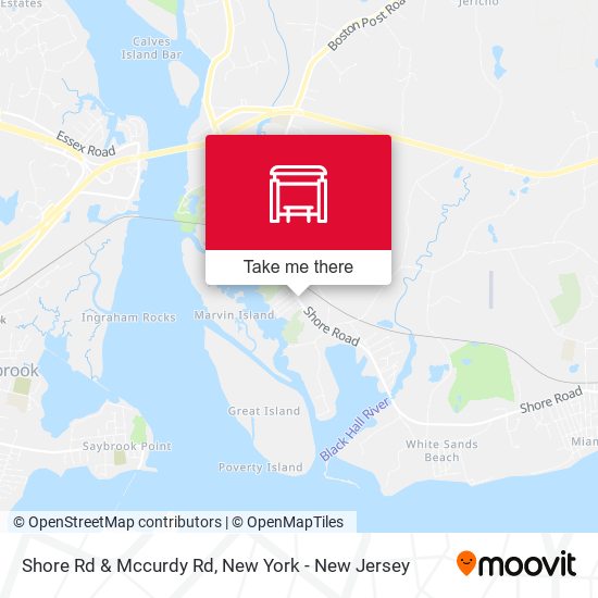 Shore Rd & Mccurdy Rd map