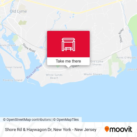 Mapa de Shore Rd & Haywagon Dr