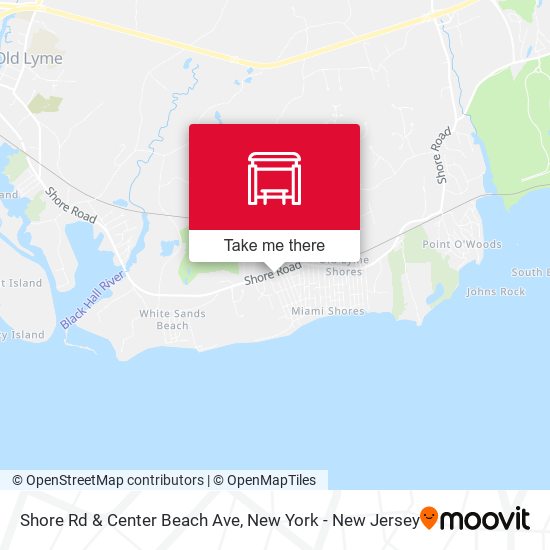 Mapa de Shore Rd & Center Beach Ave