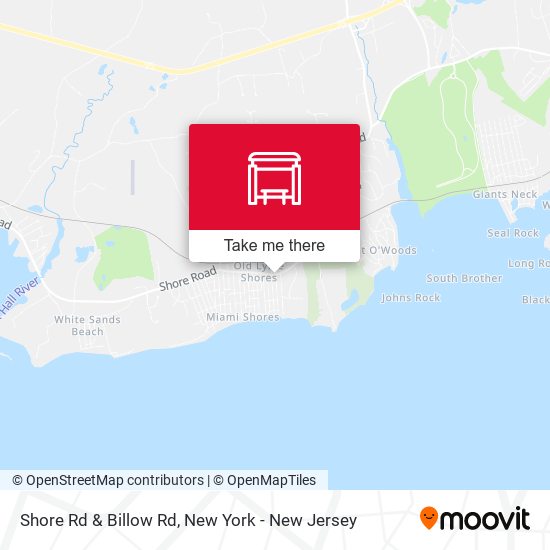 Mapa de Shore Rd & Billow Rd