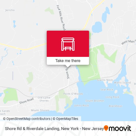 Shore Rd & Riverdale Landing map