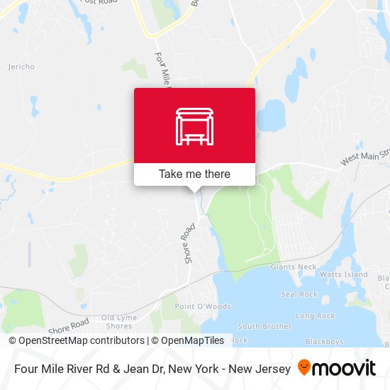 Four Mile River Rd & Jean Dr map