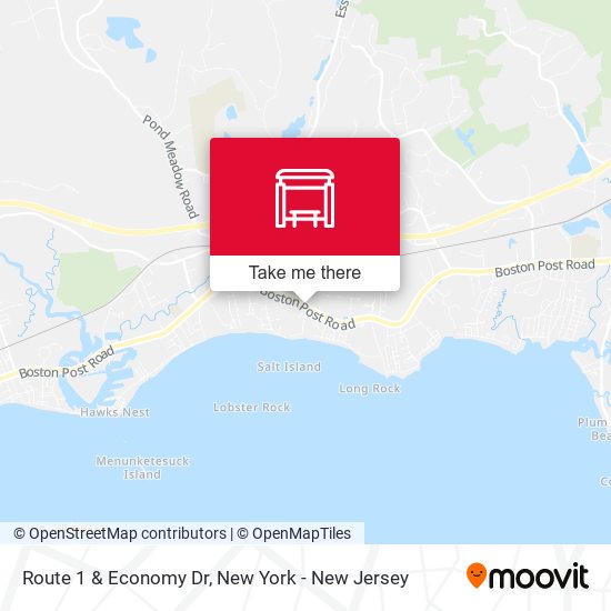 Mapa de Route 1 & Economy Dr