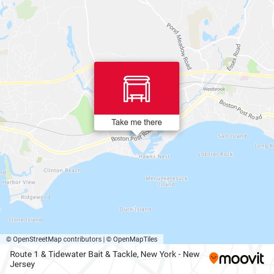 Mapa de Route 1 & Tidewater Bait & Tackle