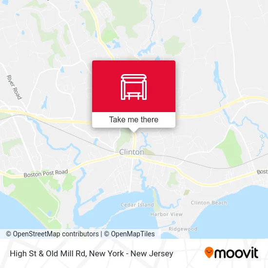 High St & Old Mill Rd map