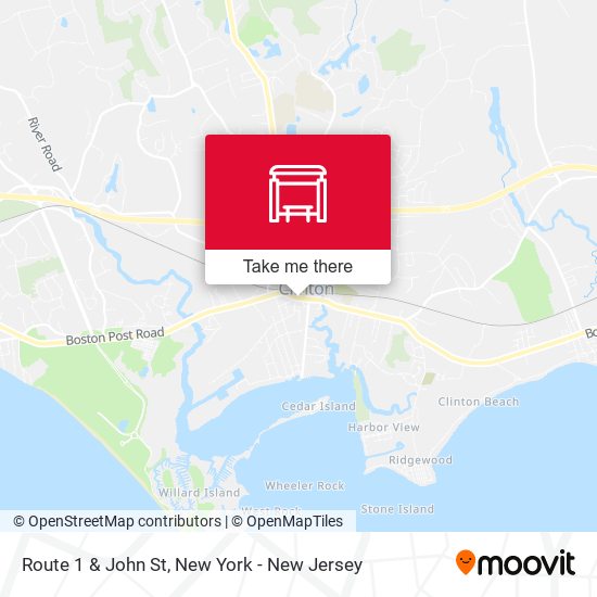Mapa de Route 1 & John St