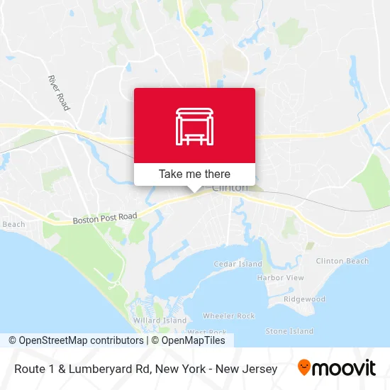 Route 1 & Lumberyard Rd map