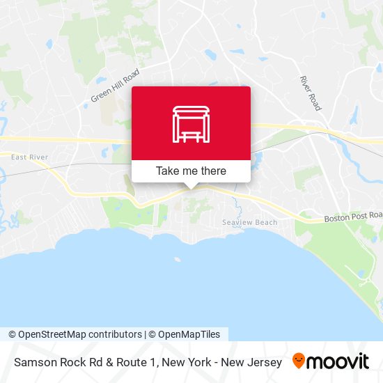 Samson Rock Rd & Route 1 map