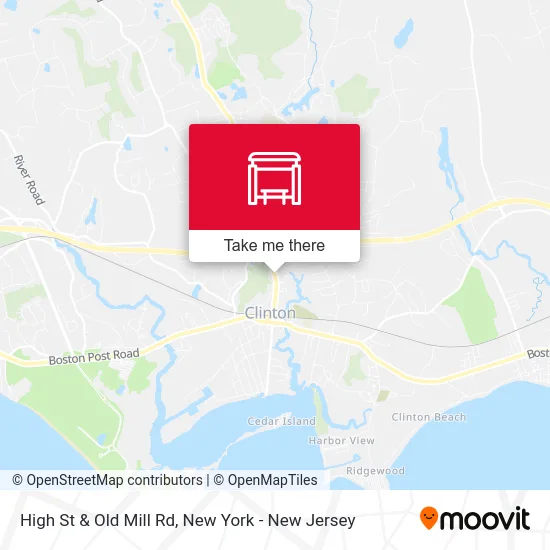 High St & Old Mill Rd map