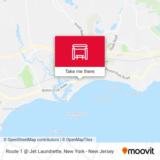 Route 1 @ Jet Laundrette map