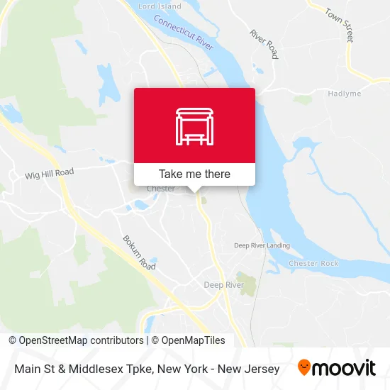 Main St & Middlesex Tpke map