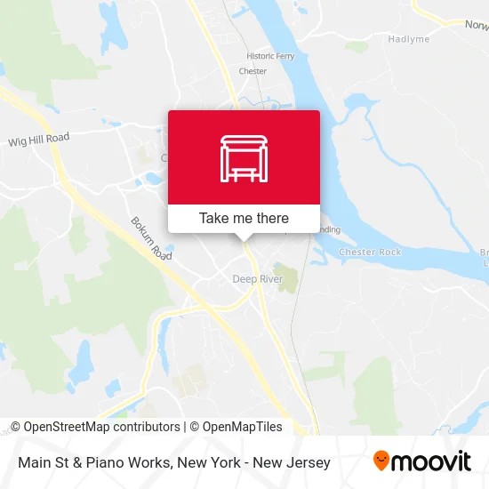 Main St & Piano Works map