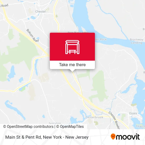 Main St & Pent Rd map