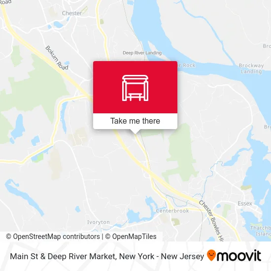 Main St & Deep River Market map