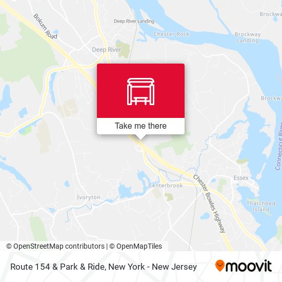 Mapa de Route 154 & Park & Ride