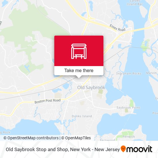 Old Saybrook Stop and Shop map